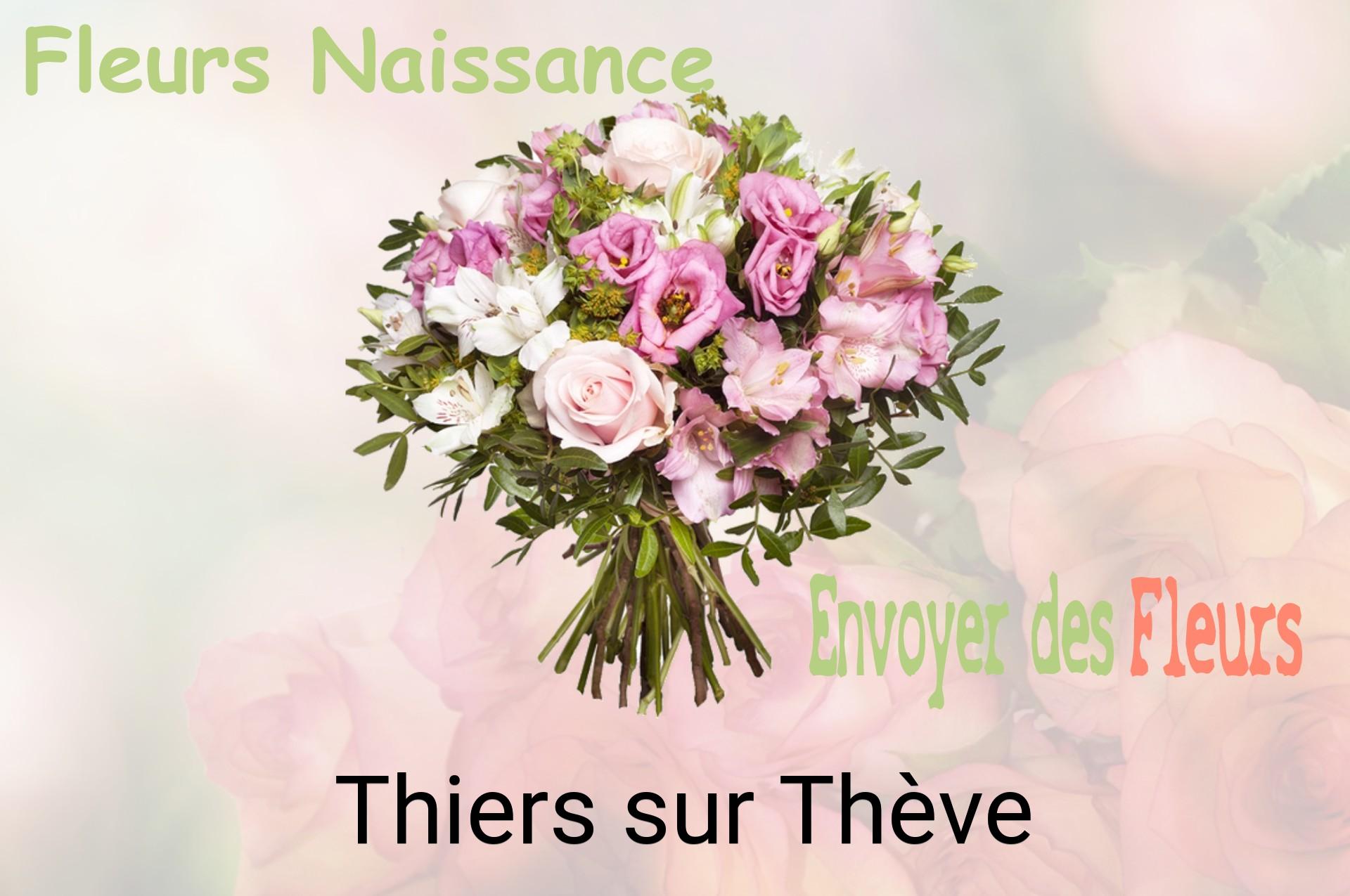 Bouquet de fleurs de naissance livré à Thiers-sur-Thève