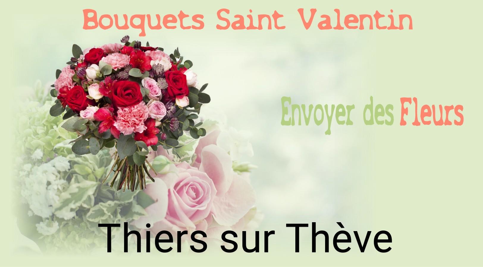 Roses de Saint-Valentin livrées à Thiers-sur-Thève